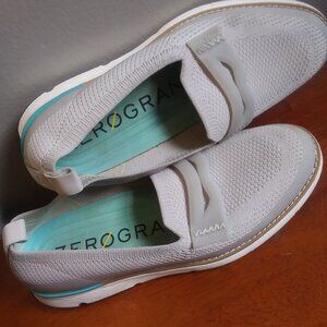 Cole Haan 4.Zerogrand Women's 9B Loafer Slip On Cool Grey Stitchlite